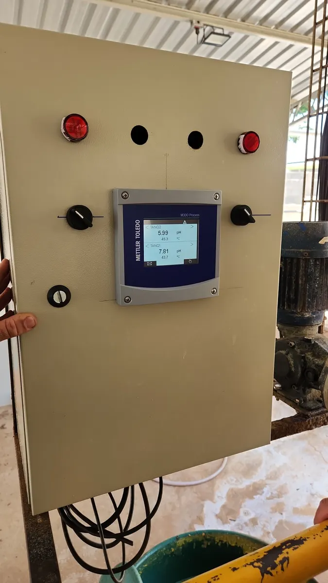 Projeto SCAION: painel controle ph